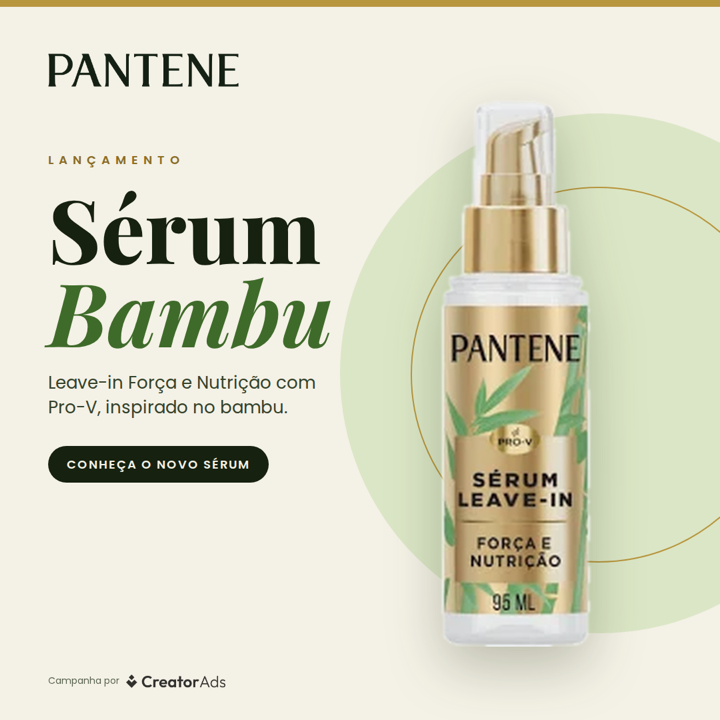 Lanzamiento Pantene: Sérum Bambú leave-in